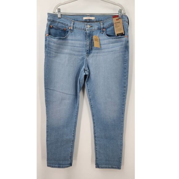 NWT NEW Levi's Boyfriend Light Wash Jeans Size 33 - Picture 4 of 10